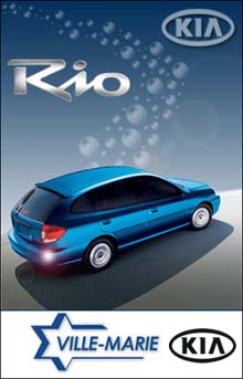Kia Rio 2003 usagés à vendre - Kia Rio 2003 à vendre d'occasion - Ville-Marie Kia